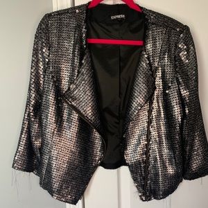 Unfinished Edges Sparkle Jacket